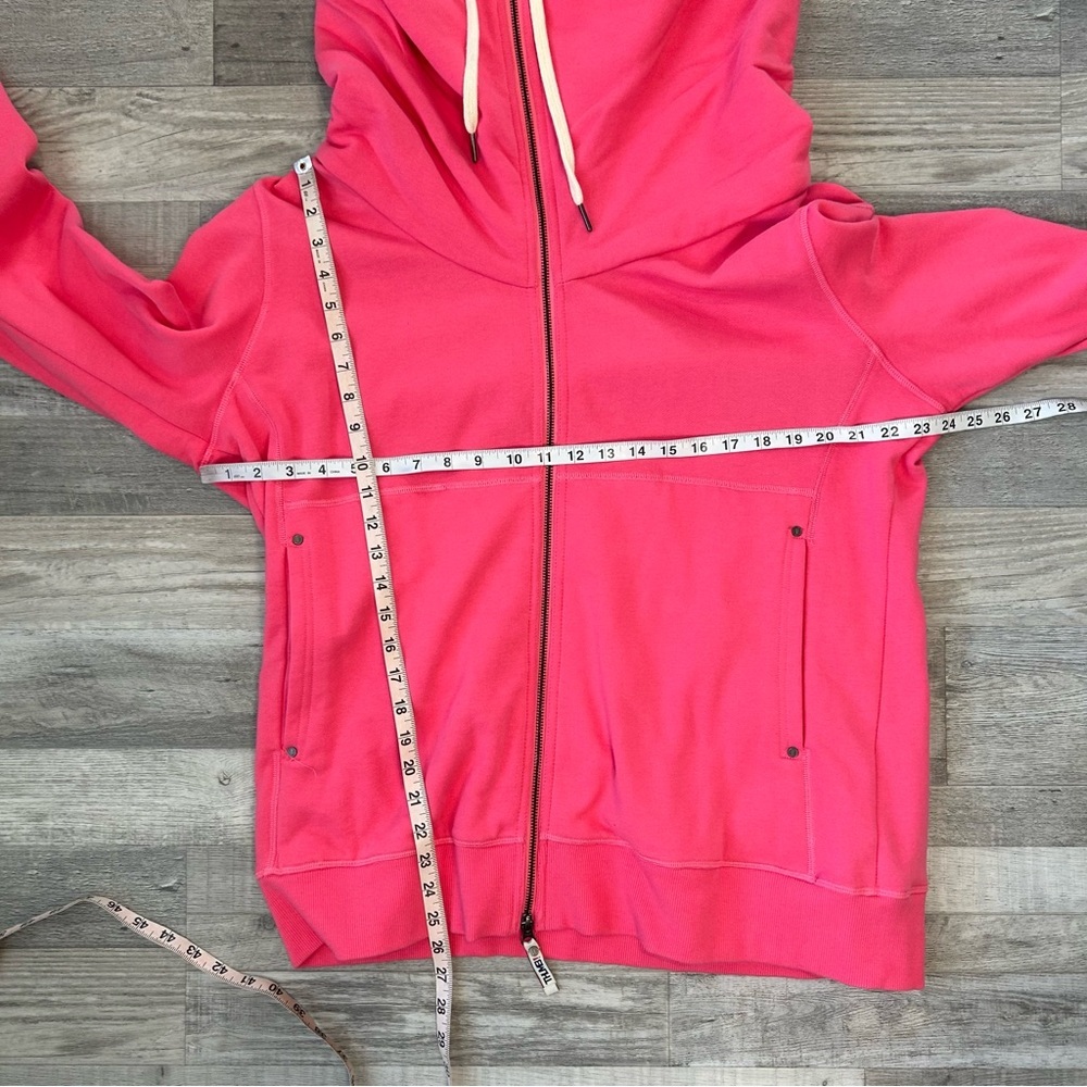 Thumb United Pink Casey Fleece Hoodie Full Zip Sweatshirt Women's 3X - Picture 10 of 13